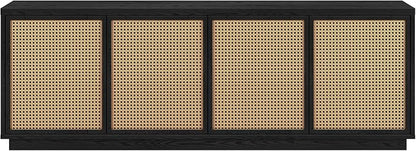 Henn&Hart 2-Tone TV Stand for TVs up to 78" - Image 4