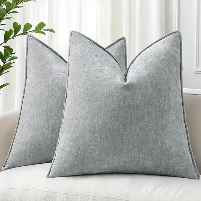 decorUhome Summer Couch Throw Pillow Covers 16x16 Set of 2, Decorative Soft by decorUhome