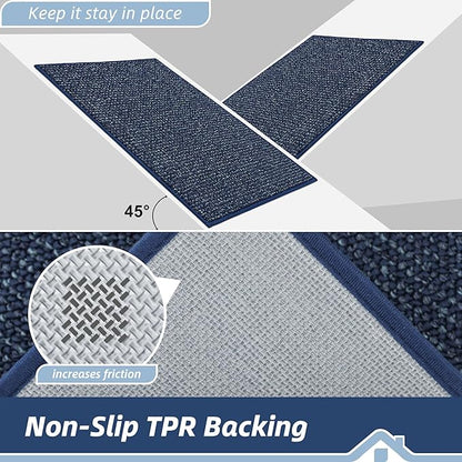 BEQHAUSE Kitchen Rugs and Mats 2PCS Non-Slip, Machine Washable Rugs - Image 4