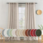 MIULEE Natural Linen Curtains 52x90 Inch Long 2 Panels by MIULEE