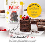 Otto's Naturals Grain-Free Paleo Double Chocolate Brownie Mix 11.1 Oz. 6 Pack, Top 9 Allergen-Free, Organic Cassava Flour, Gluten Free, Non-GMO, Vegan