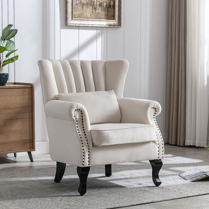 Velvet Accent Chairs Set of 2 - Image 4