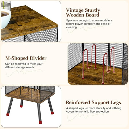 X-cosrack 3-Tier Record Player Stand, Turntable Stand - Image 5