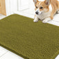 OLANLY Dog Door Mat for Muddy Paws 30x17, Super Absorbent Chenille Mud Mat | by OLANLY