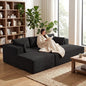 GRUSIGN 106" Oversized Sectional Boneless Sleeper Sofa Bed Couches by GRUSIGN