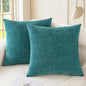 CaliTime Decorative Couch Throw Pillow Covers 20 X 20 Inches Teal | Pack of 2 by CaliTime