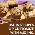 Krusteaz Chocolate Chunk Muffin Mix, With Real Chocolate, No Artificial Flavors or Preservatives, 18.25-ounce Boxes (Pack of 12)