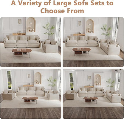mikibama Modular Sectional Sofa, 76.4 Inch L Shaped Couch Set - Image 7