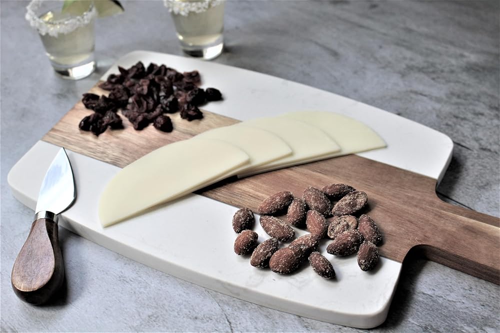 Personalized Marble and Wood Cutting Board Custom Cutting Board Charcuterie Board Christmas Anniversary Wedding Gift Bridal Shower Gift Engagement Gift Housewarming Gift