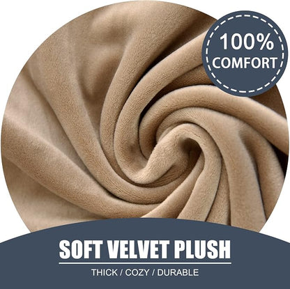 Stretch Sofa Slipcover, Soft Thick Velvet Couch Sofa Cover Furniture Protector - Image 3
