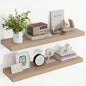 Acovy 36 Inch Floating Shelves, 3D Textured Wood Grain, Wooden Shelves by Acovy