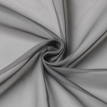 Grey Valances for Windows, Sheer Curtains 14 Inch Length 2 Pack Kitchen Curtain - Image 9