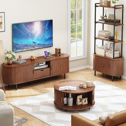 ONBRILL 69" TV Stand with Power Outlet - Image 7