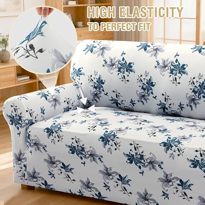 H.VERSAILTEX Floral Pattern Love Seat Covers - Image 6