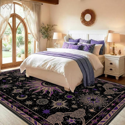 Vacuum-Friendly, 9x12 Washable Area Rug - Image 3