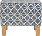 HomePop Home Decor |Upholstered Modern Rectangular Storage Ottoman | Hinged Lid by HomePop