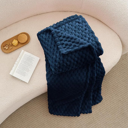 BEDELITE Navy King Blanket for Bed, Soft Cozy Gifts for Women, 108 * 90 | 3D - Image 6