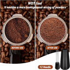 51mm Espresso Accessories Kit, Coffee Tamper Set, Spring Loaded Calibrated Tamper, WDT Tool Espresso and Tamper Mat, 51mm Espresso Tamper Kit for Espresso Coffee Machines, Barista Kit