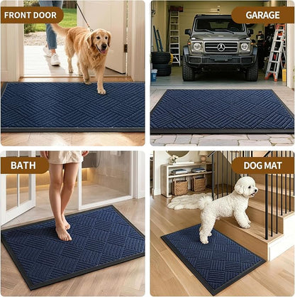Front Door Mat, Heavy Duty Waterproof Doormat 73"x46", Stain Fade Resistant - Image 9