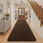3x8 Runner Rug for Hallway, Long Runner Rugs Non Slip, Coffee | Soft Washable by AROGANAREARUG