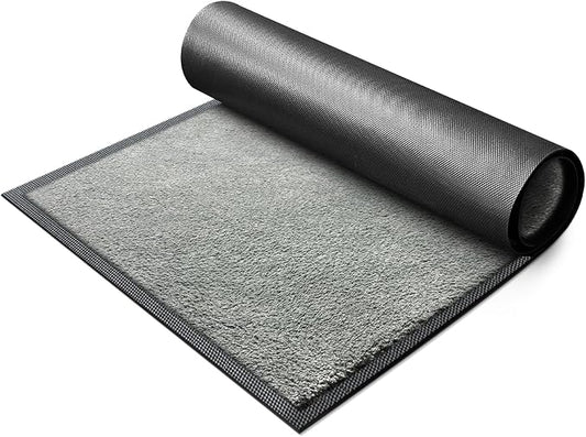 Super Absorbent Front Door Mat, Non-Slip Washable Indoor Doormats, Low Profile by Mibao