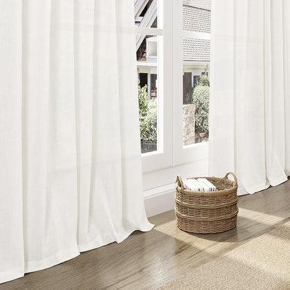 Neutral Linen Curtains 120 Inches Long - Image 5