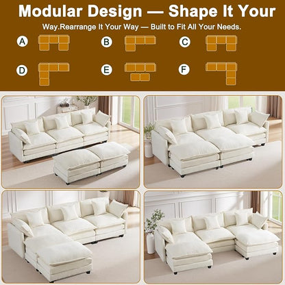 Expandable Modular Sectional Sofa - Image 6