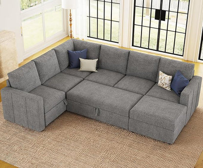 Belffin Modular Sectional Sleeper Sofa by Belffin