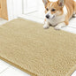 OLANLY Dog Door Mat for Muddy Paws 30x17, Super Absorbent Chenille Mud Mat | by OLANLY