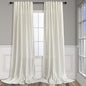 Pitalk Off White Linen Curtains 92 Inch Length 2 Panels by Pitalk