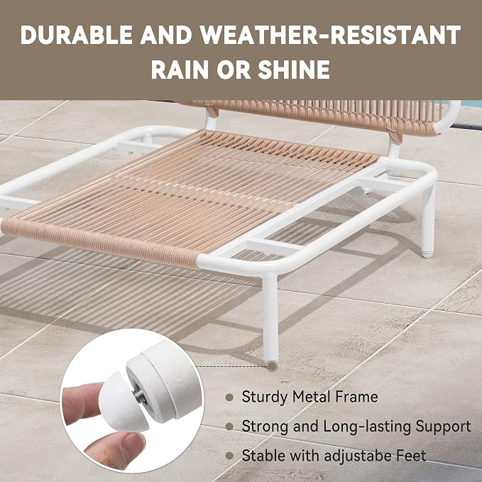 Crestlive Products Outdoor Patio Furniture Set, 6 Seater Modular Oversized - Image 3