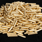 Twisweet Gold Rods Sprinkles, Edible Sugar Sprinkles for Cake Decorating, Candy Rods for Baking, Cake Topper Ice Cream Cupcake Cookie Donut Decorations, Wedding Valentines Birthday Party Christmas Easter Supplies (130g/4.58oz)