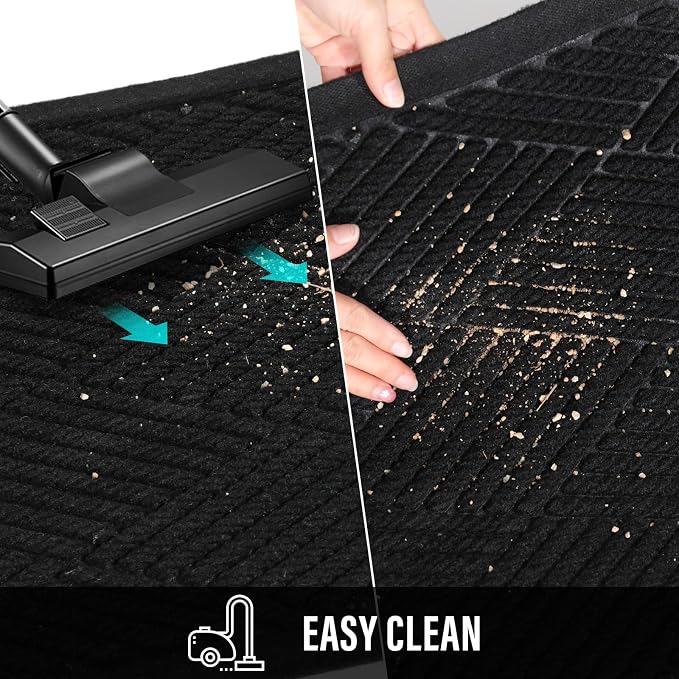 Durable Front Door Mat, Absorbent Muddy Dirt Resist Welcome Door Mats Outdoor - Image 7