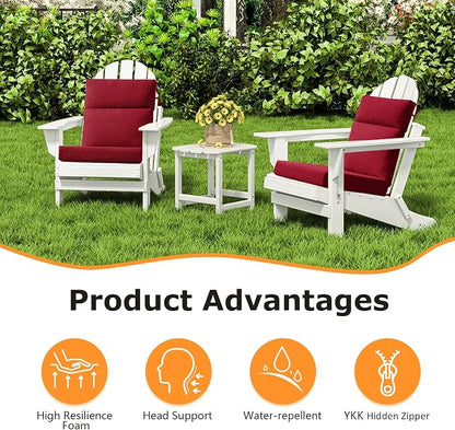 Unimatta Outdoor High Back Chair Cushion Seat Pads, 44 x 21 Inch - Image 2