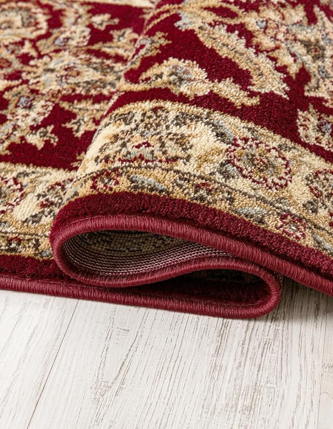 Rugs.com Aditi Collection Rug – 10x14 Red Medium-Pile Rug Perfect - Image 8