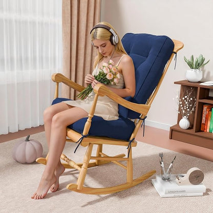 Rocking Chair Cushions with Pillow, Waterproof and Fade-Resistant Thicken - Image 7
