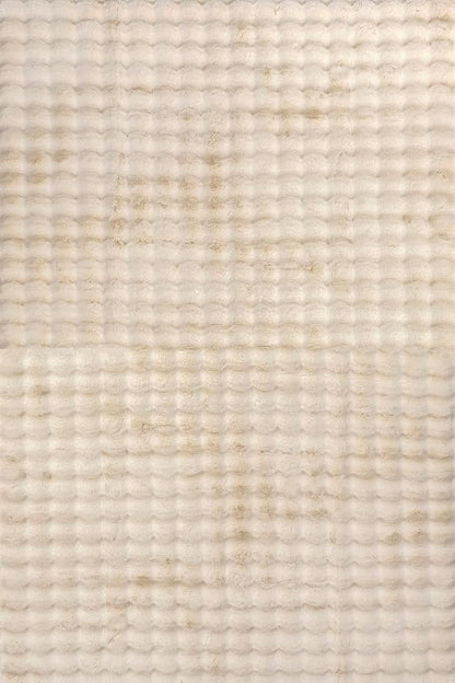 nuLOOM Jeni Beige Checkered Washable Area Rug - Image 2