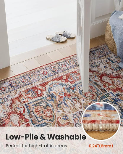 AMADA HOMEFURNISHING 8x10 Washable Area Rug, Low-Profile Large Area Rug - Image 9