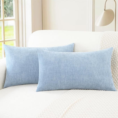 CaliTime Decorative Couch Throw Pillow Covers 26 X 16 Inches Baby Blue | Pack by CaliTime