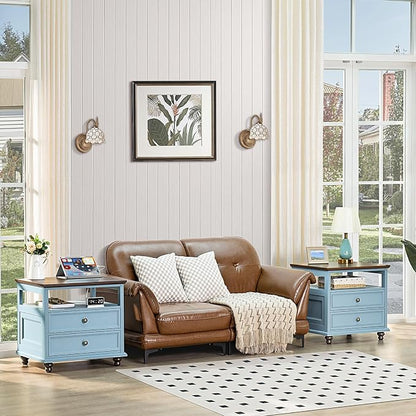 Joaxswe Farmhouse Nightstand Set of 2 - Image 6