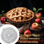 1 Pcs Stainless Steel Pie Weights, Universal Weights Suitable for 7-10 Inch Pies, Replacement for Traditional Ceramic Baking Weights, Suitable for Home Bakers and Professional Chefs