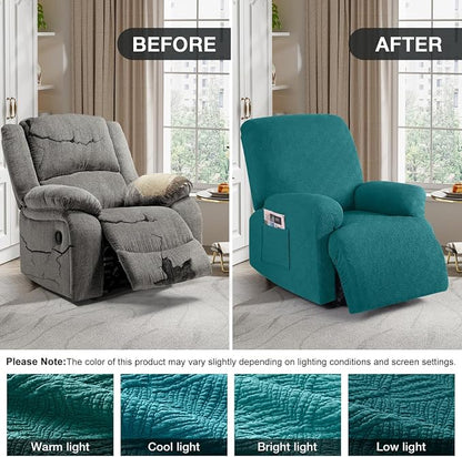 Timeles Recliner Covers Extra Wide Recliner Chair Cover Reclining Sofa - Image 4
