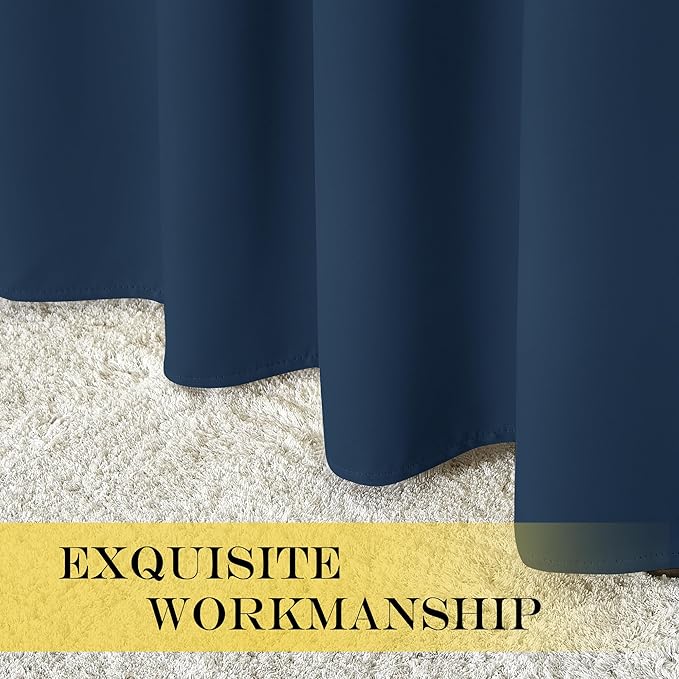 NICETOWN Moroccan Blue Blackout Curtains - Image 5