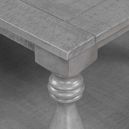 Merax Vintage Coffee Table Featuring Artistic Vase Column Legs and Luxurious - Image 6