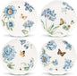 Lenox 833416 Butterfly Meadow Blue 4-Piece Dessert Plate Set