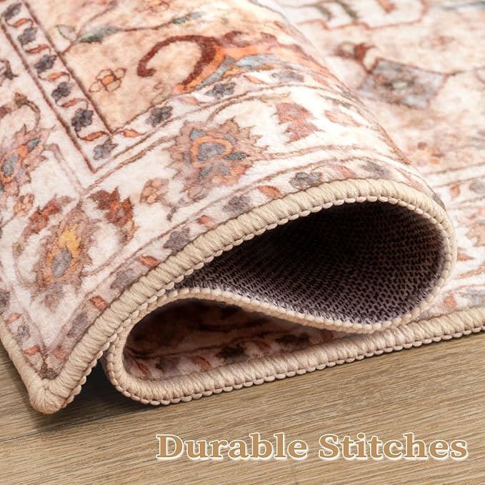SERISSA 2x3 Washable Non Slip Boho Small Area Rug - Image 5