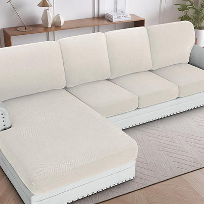 H.VERSAILTEX Backrest Cushion Covers Sectional Couch Back Cushion Covers by HVERSAILTEX