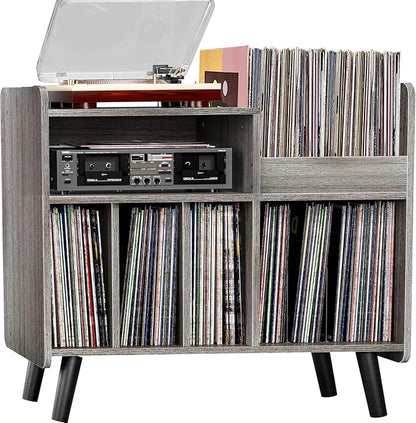 Record Player Stand, Large Record Player Table Cabinet by UODERS