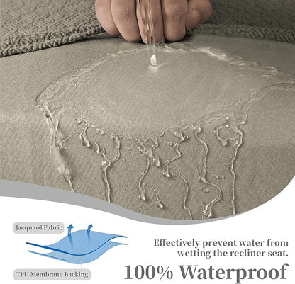 100% Waterproof Sectional Recliner Couch Covers - Image 4