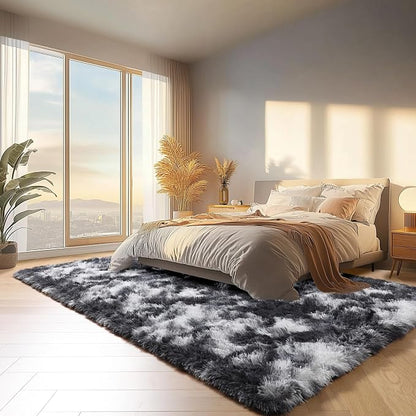 8x10 Area Rugs for Living Room, Soft Plush Thick Shaggy Big Floor Carpet for - Image 5